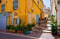 Balade en famille autour de Balade pour familles et enfants, sous forme de jeu de piste, dans le quartier du Panier à Marseille dans le 13 - Bouches du Rhône